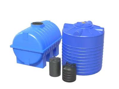 water tanks 3D model