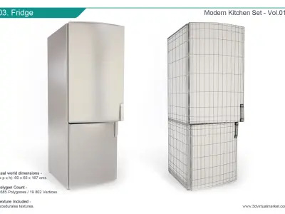 Modern Kitchen Set  3D model