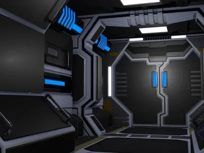 Sci Fi Corridor 3D model