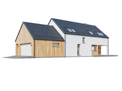 Modern house Winczura 3D model