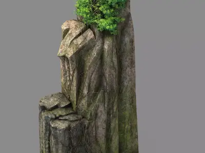 Explore the mountains - Rock 022 3D model