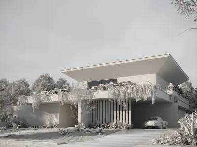 Exterior Architecture Vizaualization 3D model