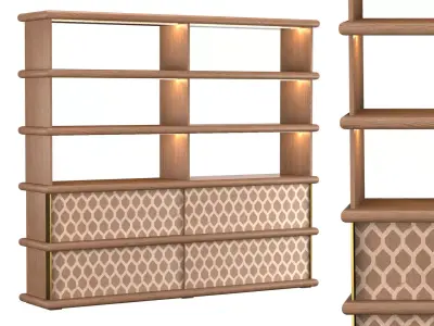 Bookcase 4217-16 3D model