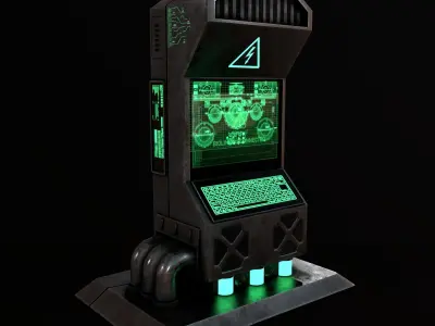 Sci-Fi Console-Computer Pack