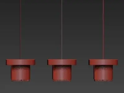 Jacksons  Three Ceiling Lamps 3D model