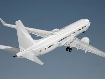  Boeing 737-8 MAX Generic White 