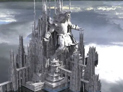 Werewolf Temple of lycanthropy 3D model