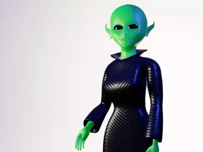 Alien Woman 3D model