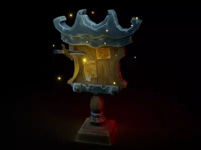 Ancient Trails Orienteering Relic Orienteering board 3D model