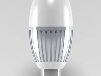 led light bulb 3D model buy