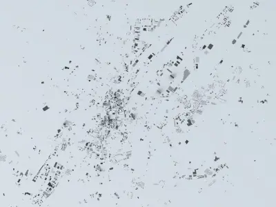 Belfast Streets and Buildings 3D model