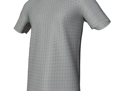 free t-shirt by tixelz Free low-poly 3D model