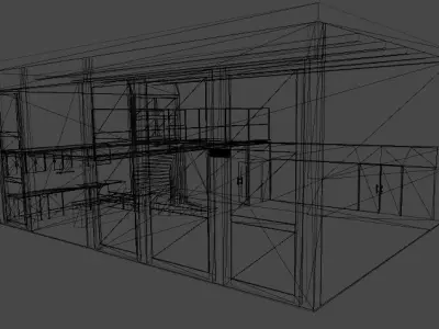 Modern Loft 3D Model Free low-poly 3D model