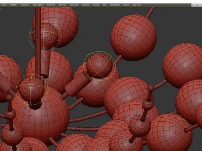 Currey and Co Abberton Chandelier Low-poly 3D model