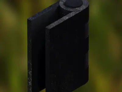 door hinge Free low-poly 3D model