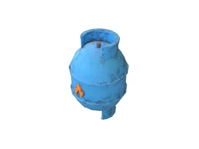 LPG Tank Icon V1 005 Low-poly 3D model
