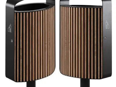 Park benches Intervera by mmcite 3D model