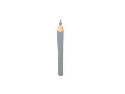 Colored Pencils v1 015 Low-poly 3D model