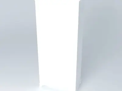 showcase bookcase with glass doors Free 3D model