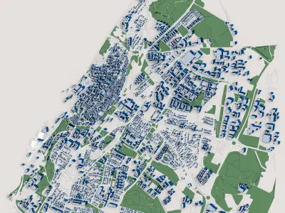 Visby City Gotland Sweden 3D model