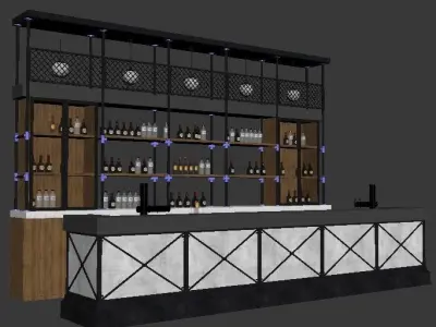 Loft  bar 3D model order