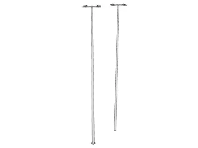 Light Pole - Lamp Post 12 3D model
