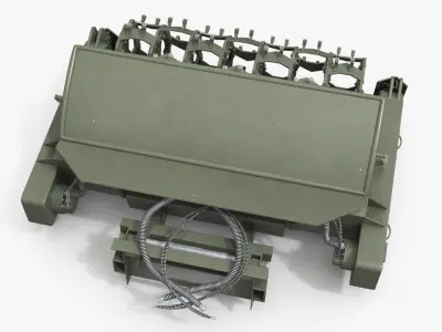  Mine Neutralization Module with Armored Housing Military Green 