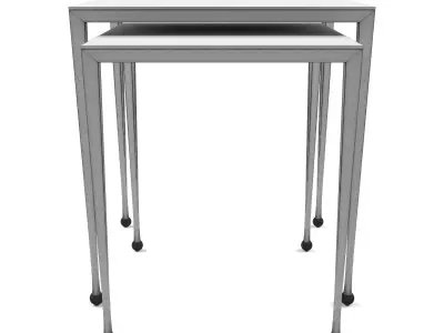 Four Hands - Dalston Nesting End Tables Antique Rust 3D model