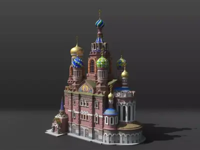 Church of the Savior on Spilled Blood  3D model