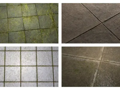 Flagstones 8K PBR Texture Set Texture