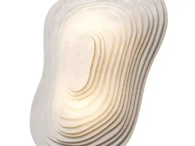 Forestier wall lamp Nebulis S 3D model