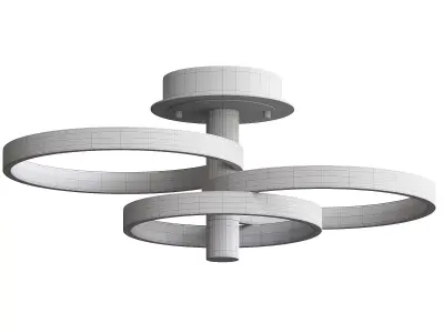 Enrica LED Semi-Flushmount 3D model