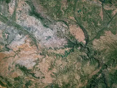 Spain Terrain 3D Map 3D model
