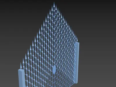 Luxury Gate 3D model