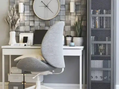 Office workplace 81 3D model