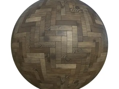 12 Pack hardwood flooring 4K materials pack - multiple patterns  3D model