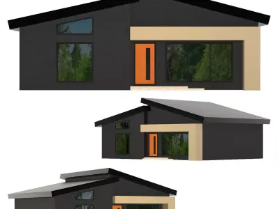 Villa 3D model