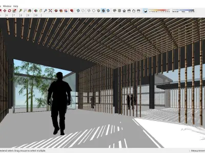 Sketchup Cultral Center 146 3D model