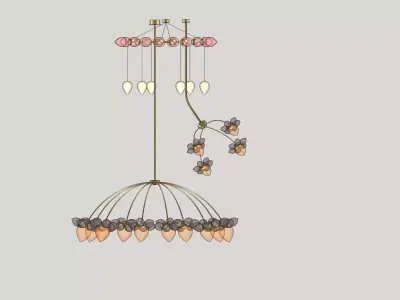 pulp chandelier 3D model