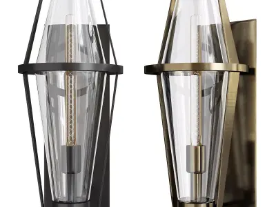 Prospect Up Light Wall Sconce Low-poly 3D model