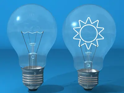 Light bulbs 3D model