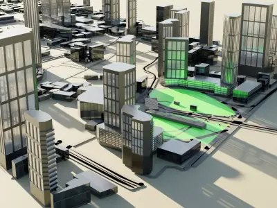 Guangzhou China Citymap Building 3D model