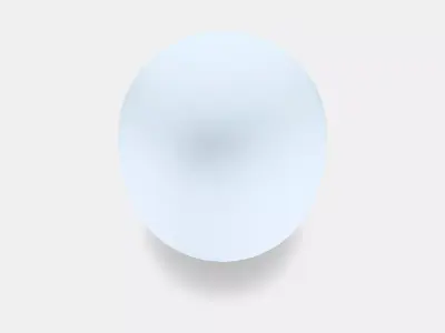 TRADFRI LED bulb E27 470 lumen 1 Low-poly 3D model