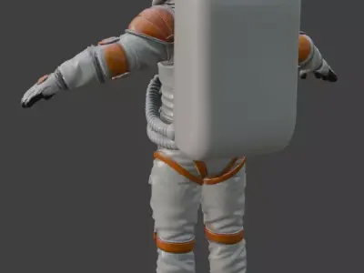 Astronaut Spacesuit 3D Model 3D model