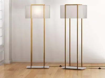 Dauphine Floor Lamp Free 3D model