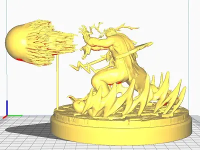 Ryu Street Fighter 6 Hadouken 3D print model