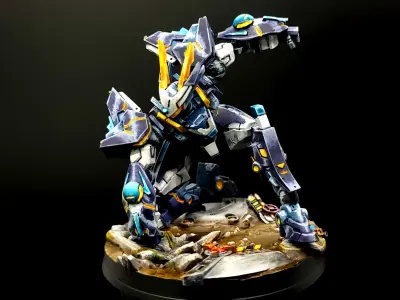 SA-5 Steel Striker 3D print model