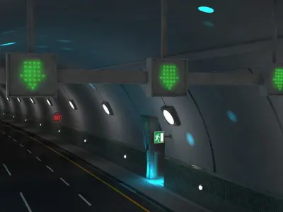 Tunnel Highway 3D model