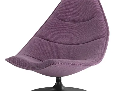 Armchair F585 by Artifort designed by Geoffrey Harcourt 3D model