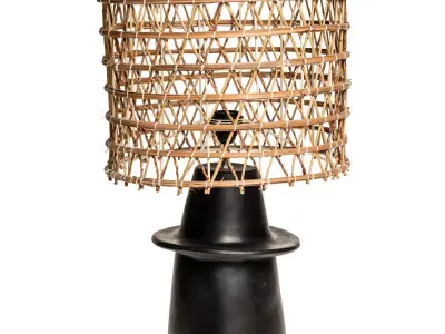 bamboo lamp 17 3D model